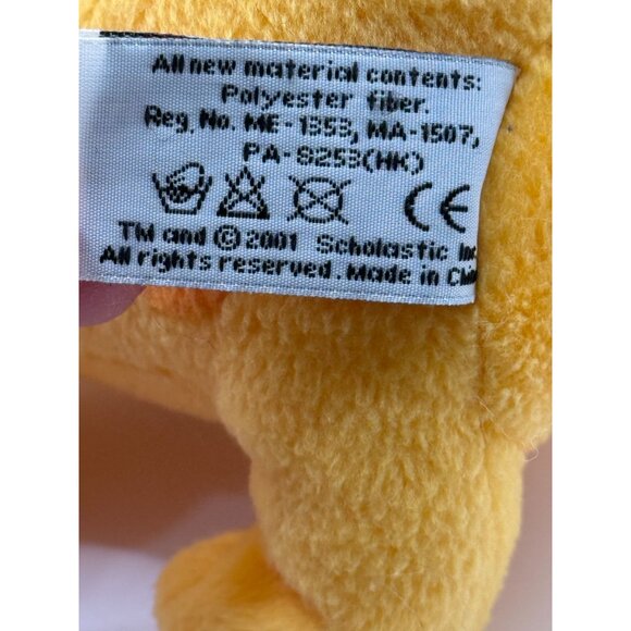 T-Bone from Clifford Big Red Dog Scholastic Plush Dog Toy 8" Yellow & Orange - Picture 7 of 7